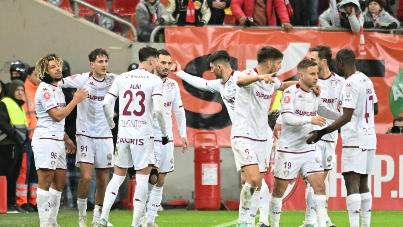 Reacția lui Dan Șucu și a oficialilor Rapidului imediat după golul de 2-1 marcat de Burmaz! Cum a fost surprins patronul giuleștenilor