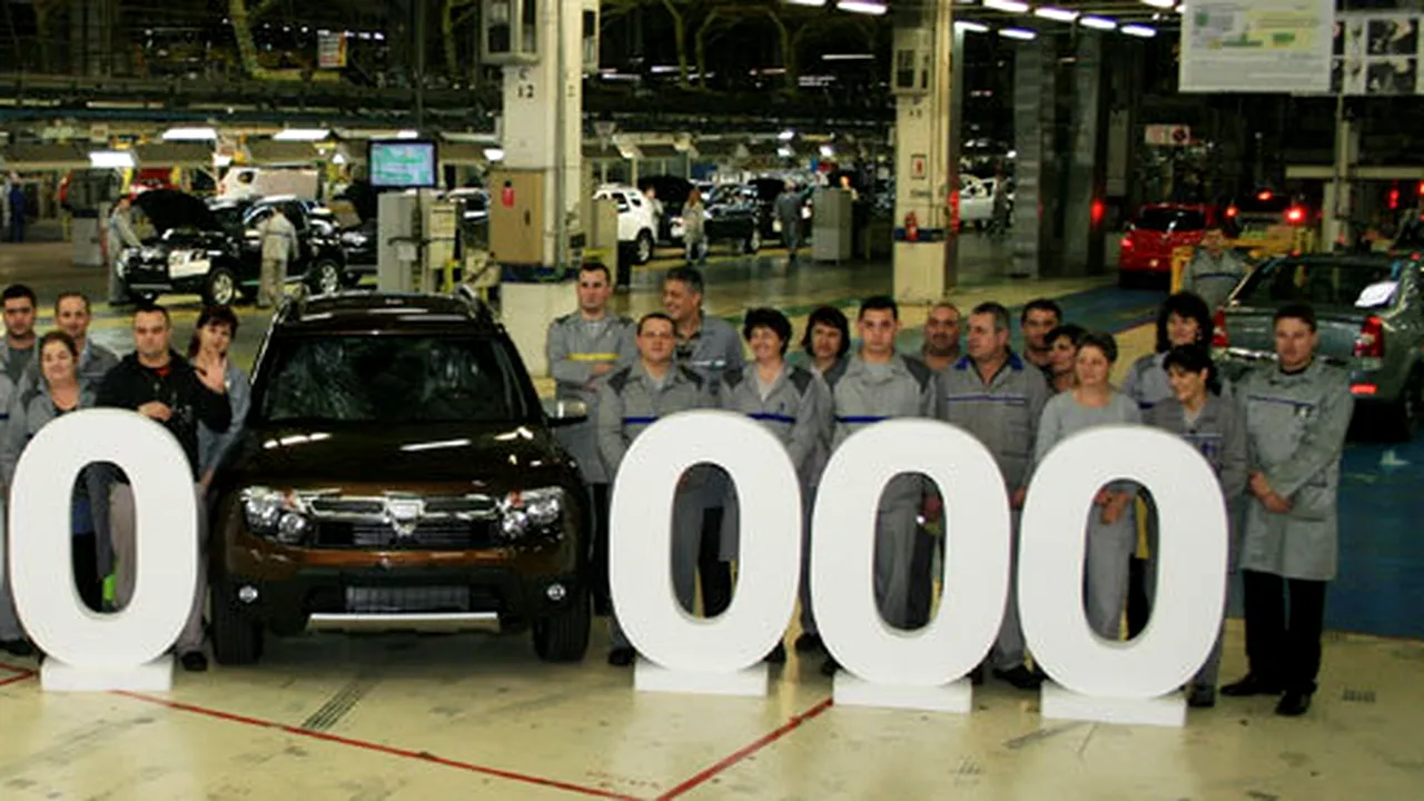 4.000.000 de vehicule Dacia** au fost fabricate la Mioveni
