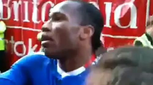 VIDEO** Didier Drogba a încercat să „tragă” la răspundere un fan! Ivorianul a cedat nervos, după egalul cu Stoke