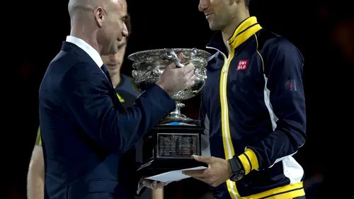 OFICIAL | Andre Agassi este noul antrenor al lui Novak Djokovic: 
