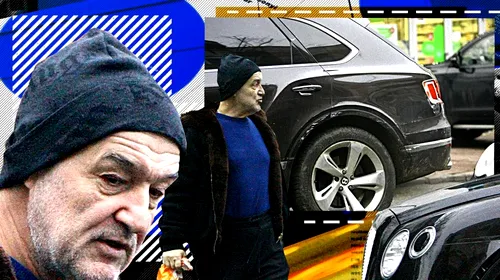 Gigi Becali și-a lovit mașina favorită! Cum arată Bentley-ul pe care patronul FCSB a plătit 250.000 de euro | FOTO