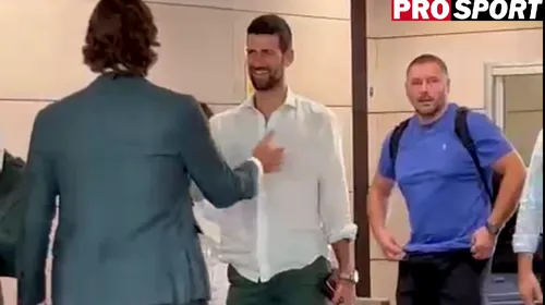 Moment impresionant! Novak Djokovic, surprins în momentul în care a ajuns pe aeroport: la ce turneu va participa | VIDEO