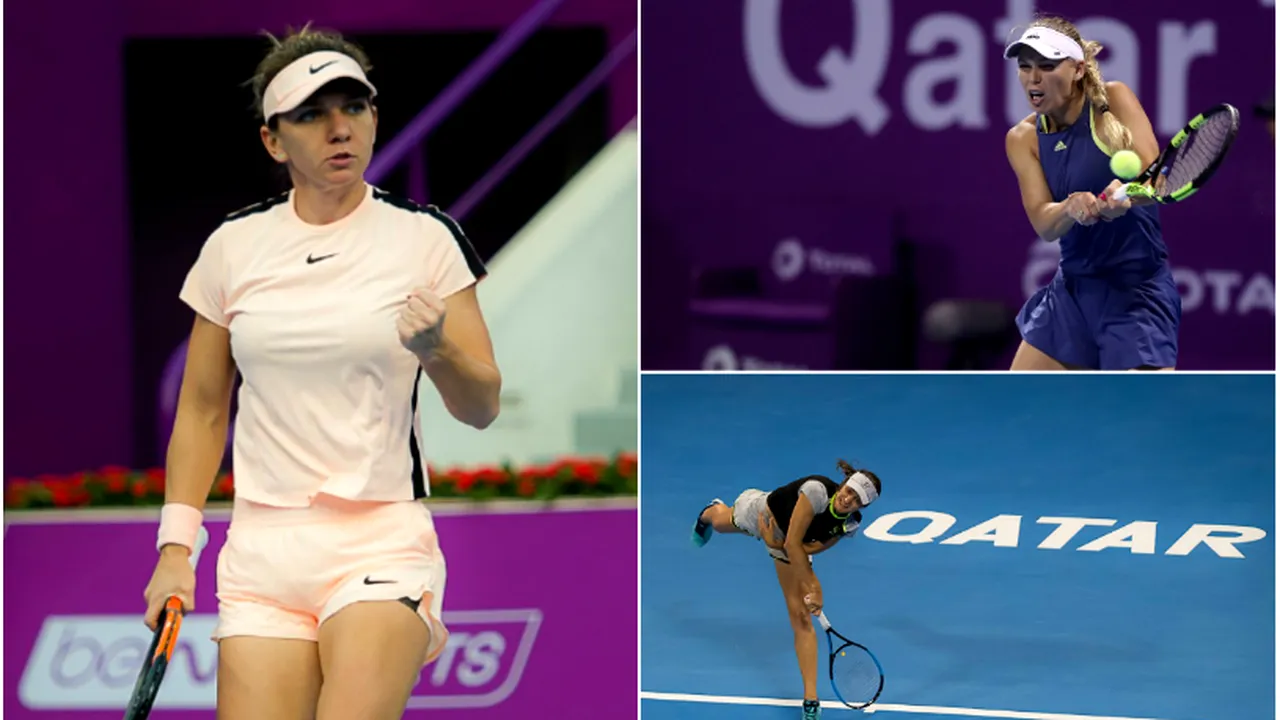 LIVE BLOG Doha | Wozniacki câștigă un meci extrem de tensionat cu Niculescu, iar lupta pentru locul 1 continuă! Monica, scoasă din ritm de un incident provocat de daneză. Halep, calificată în sferturi, a urmărit show-ul din tribune