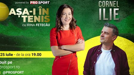 Cornel Ilie, invitatul Irinei Fetecău la „Așa-i în tenis”! Viața unui artist pasionat de tenis: de ce a ales muzica și cine este jucătorul pe care îl divinizează