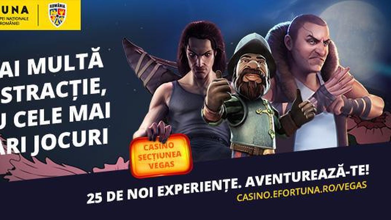 (P) Fortuna trece la următorul nivel! 25 dintre cele mai populare jocuri de Casino te așteaptă să le descoperi