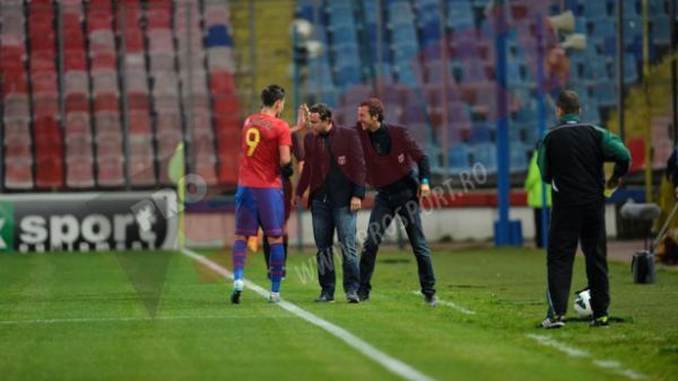 La limita cartonașelor!** Reghe a ținut o ședință fulger la marginea terenului în meciul cu Gloria