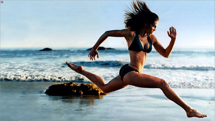 FOTO Hilary Swank, cea mai sexy fană LA Lakers!