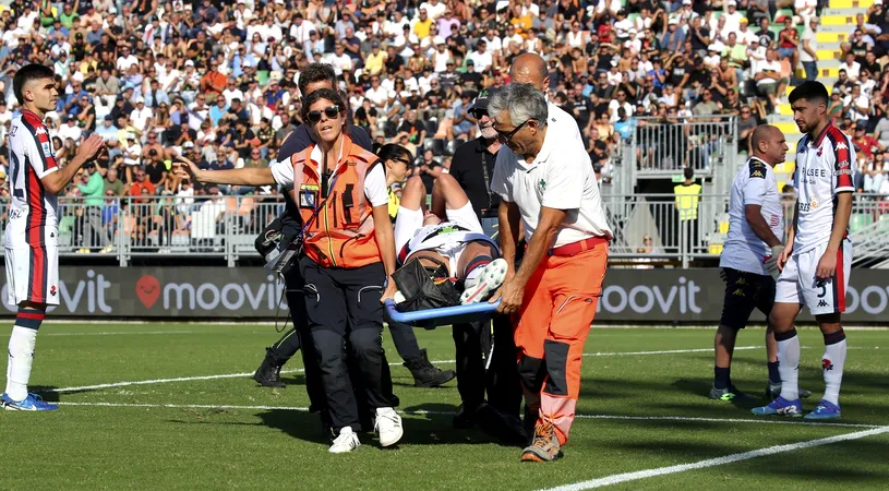 Cea mai gravă accidentare a anului. Vedeta din Serie A şi-a fracturat piciorul