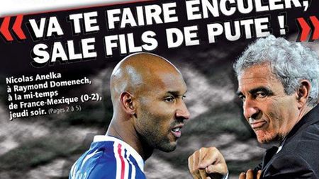 Domenech, după ce a fost înjurat de Anelka:** "N-a fost niciun conflict, sunt lucruri normale"