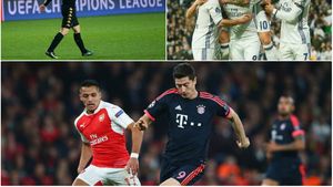 Liga Campionilor, optimi | Bayern - Arsenal 5-1. "Dubla" lui Thiago, Lewandowski, Robben și Muller "ucid" șansele londonezilor la calificare. Real - Napoli 3-1. Echipa lui Zidane își menține statutul de favorită la accederea în sferturi