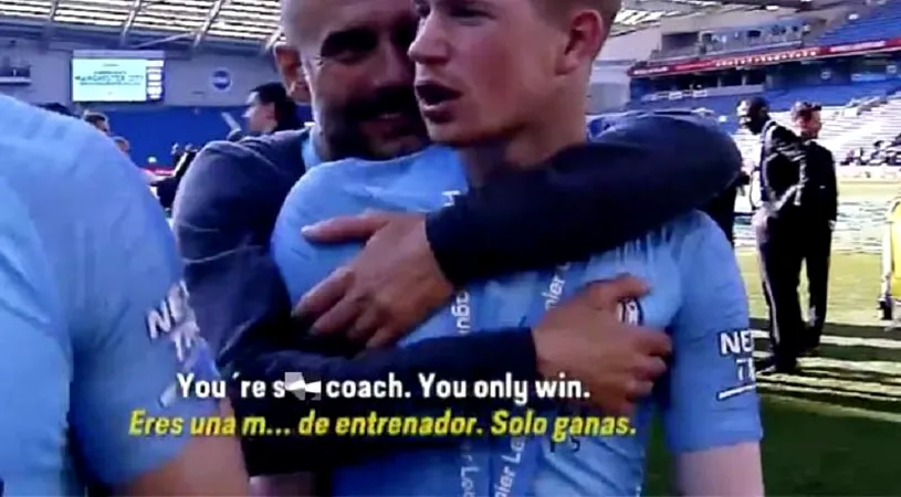 Kevin de Bruyne, mesaj incredibil pentru Guardiola: 