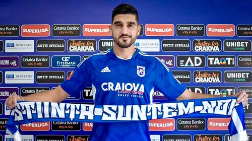 FC U Craiova a transferat un fundaș central din Portugalia pentru a se salva de la retrogradare. Fotbalistul a fost căpitanul fostei sale formații: „Mult succes în tricoul alb-albastru”