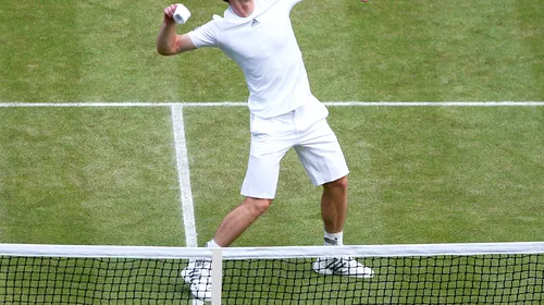 Andy Murray s-a calificat pentru a cincea oară consecutiv în semifinale, la Wimbledon