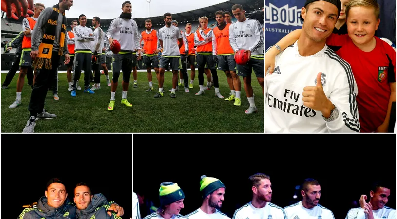 Cum arată un club profesionist: Real Madrid a deplasat 106 oameni în Australia pentru un turneu amical. 