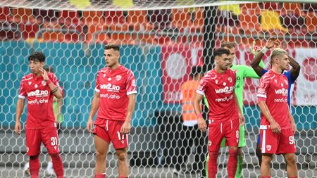 Dinamo, de la extaz la agonie în doar trei minute la Sibiu! Hermannstadt a ripostat imediat după ce „câinii” au avut un gol anulat la prima fază | VIDEO