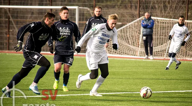 Rapid și Pojorâta** au încheiat nedecis ultimul meci de pregătire din intersezon