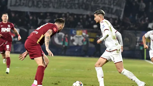 CFR Cluj - Rapid 0-1, în etapa 25 din Superliga. Adi Mutu pierde primul meci la gruparea clujeană chiar contra fostei sale echipe