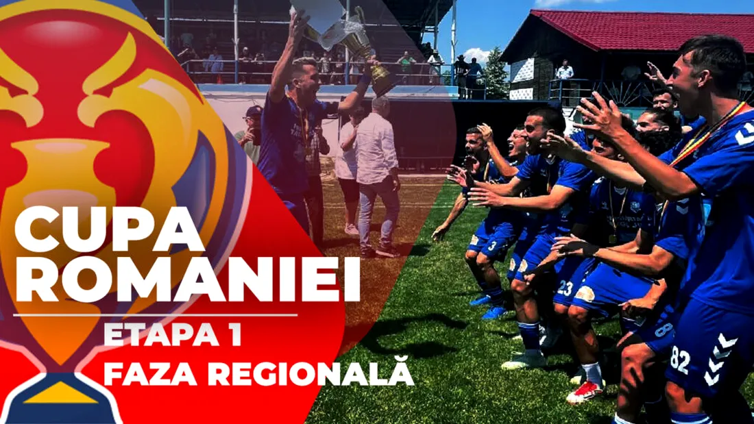 A început Cupa României, sezonul 2025/26. În prima etapă din Faza Regională, două echipe s-au impus cu scorul de 7-0
