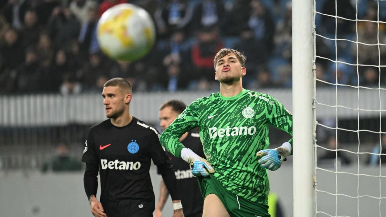 Cum l-a numit Gigi Becali pe portarul Matei Popa după parada spectaculoasă din Craiova - FCSB