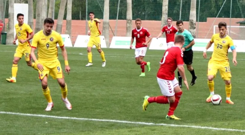 România U21 nu a reușit nici măcar scorul naționalei mari. Tricolorii 