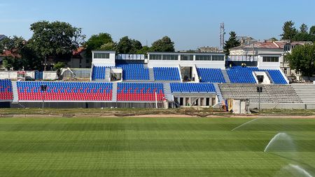 FOTO | Altă amânare la stadionul din Târgoviște, anunțată de autorități în ziua în care ar fi trebuit finalizat: „Dacă nu intervine ceva deosebit, anul ăsta e gata”
