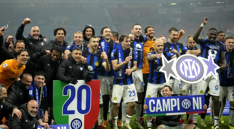 S-a aflat a doua campioană în ligile de top ale Europei, după ce trei jucători au fost eliminați! Simone Inzaghi este „arhitectul”. Cum a reușit Inter să pună mâna în stil de mare echipă pe titlul cu numărul 20. Scenariul de coșmar pentru AC Milan a devenit realitate