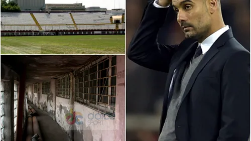 EXCLUSIV | Steaua îi trimite pe Guardiola și pe Aguero să se antreneze în ruinele de pe Giulești. Vicecampioana a închiriat stadionul pentru antrenamentele englezilor cu 650 de euro