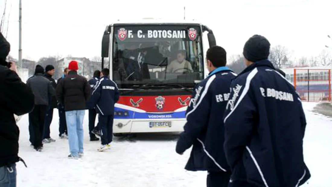 FC Botoșani a plecat astăzi** la Câmpulung