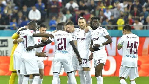 CFR Cluj, stoarsă de energie înaintea barajului de Conference League cu FC U Craiova: „Mai mult i-am odihnit pe jucători, e al 63-lea meci”. Dan Petrescu a contestat din nou regulamentele: „Doamne ferește!”