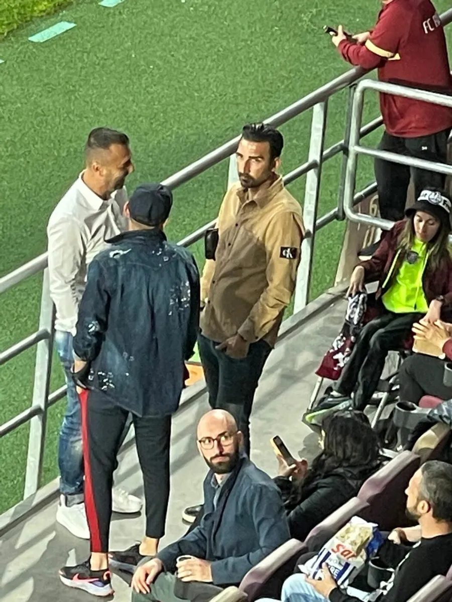 Elias Charalambous a venit să urmărească din tribune Rapid - CFR Cluj