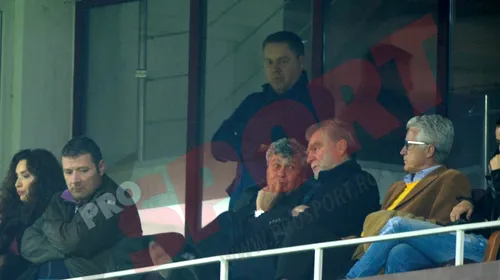 Mircea Lucescu: „Se pare că Dinu Gheorghe va veni la Rapid” Cei doi au fost prezenți pe stadion la meciul cu Ceahlăul