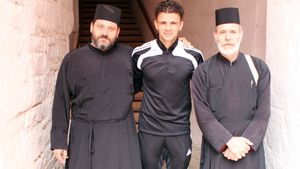 FOTO EXCLUSIV**  Valentin Iliev, între fotbal și credință: pelerinajul la Muntele Athos!