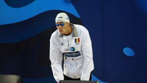David Popovici a rămas uluit de ceea ce a strigat o fetiță în scaun cu rotile la poza cu marele campion olimpic. L-a marcat profund momentul