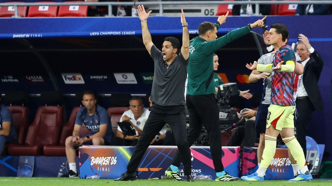 Mikel Arteta a numit VINOVATUL după ce Arsenal a pierdut finala Champions League cu PSG: „A fost PENALTY la Madueke! A judecat diferit la Mosquera”