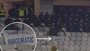 FOTO Dacă asta nu este imaginea anului în Liga I, atunci niciuna nu mai poate fi!** Momentul care a stârnit hohote de râs la derby-ul Clujului, "U" - CFR