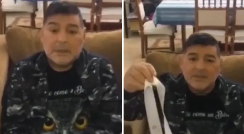 Diego Armando Maradona s-a dat iar în spectacol! Starul argentinian este acum în „război” cu fiica lui. Nimeni nu l-a mai văzut așa | VIDEO