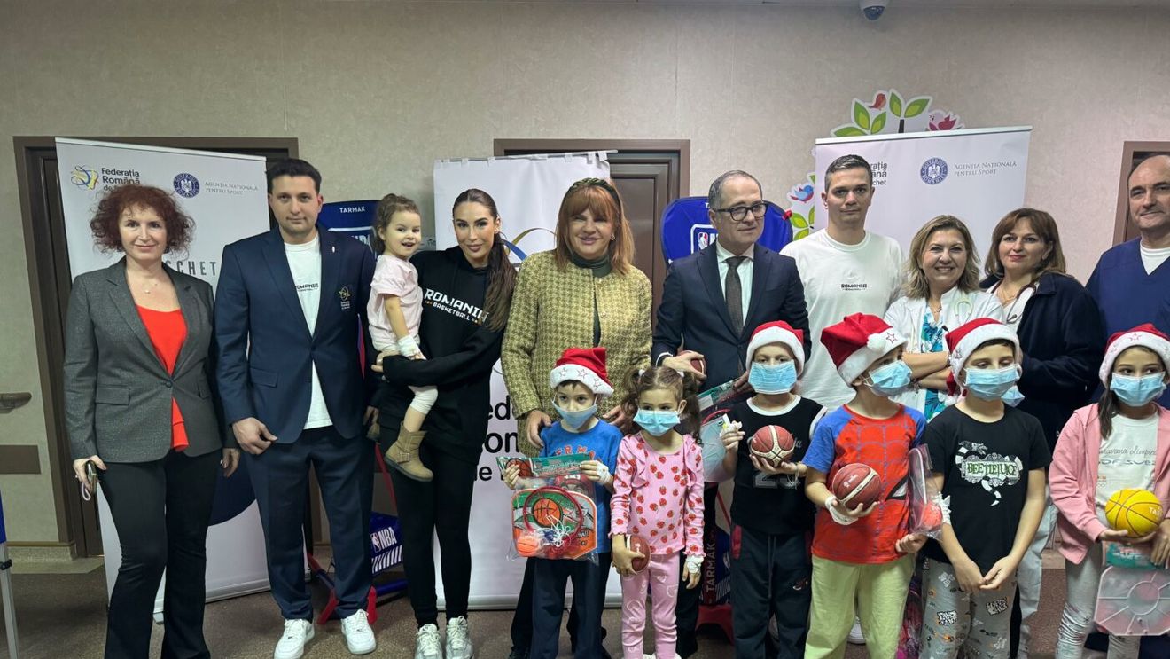 Proiectul „Baschet în Spitale – eveniment sportiv de Crăciun” a fost lansat! Ce activități vor avea loc