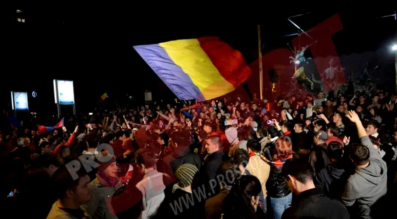 Și-au scos suporterii în stradă!** Sărbătoare la Universitate după Steaua - Chelsea! FOTO