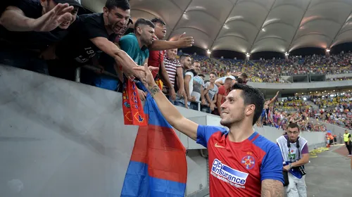 Stanciu și-a luat rămas bun de la Steaua: „E o mândrie enormă pentru mine faptul că am putut să apăr culorile acestui club!” Mesajul pentru fani