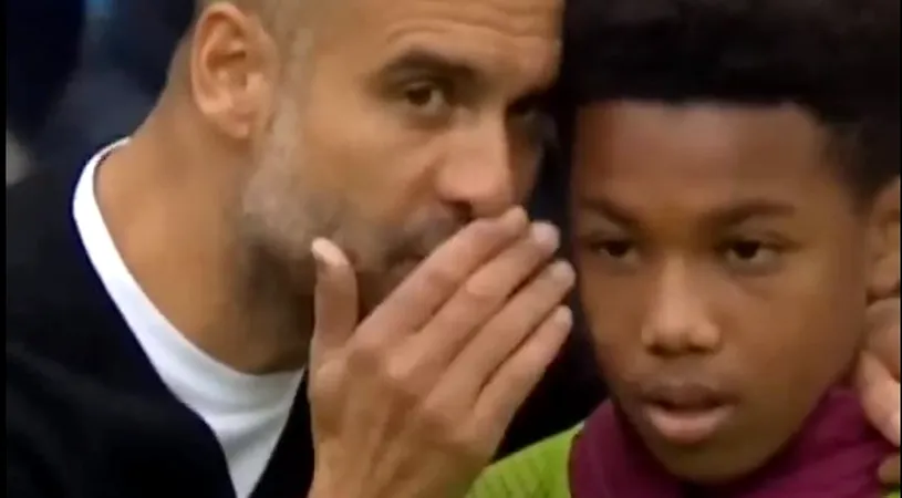 Imagini emoționante! Copilul de mingi căruia Pep Guardiola îi dădea indicații în 2017 a făcut show astăzi pentru Manchester City: a marcat și a scos un penalty pentru „cetățeni” în Liga Campionilor! VIDEO
