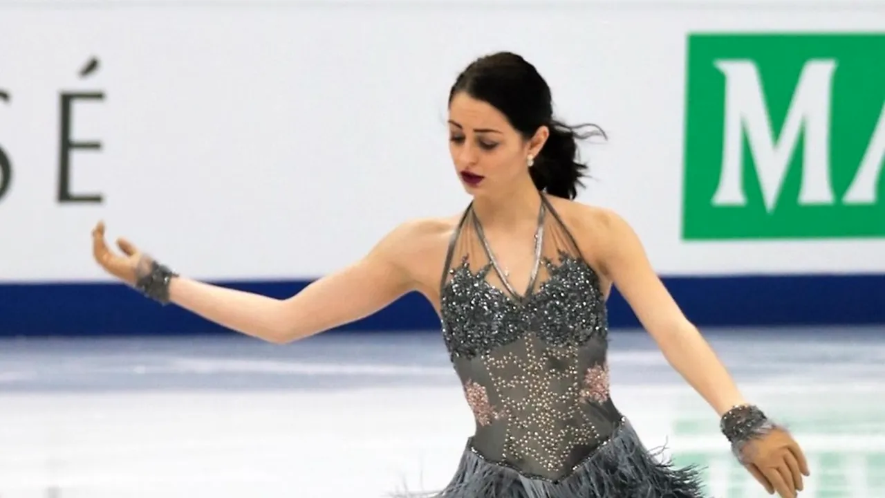 Julia Sauter a strălucit pe gheață, la Minsk. 