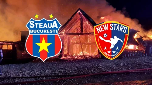 Tragedia de la Ferma Dacilor îndoliază două cluburi de fotbal: Steaua și New Stars! Printre victimele incendiului se află doi juniori. Geamănul unuia a fost salvat de tatăl lor, dar eroul a murit și el