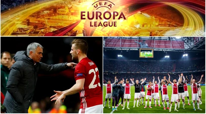 Manchester United - Ajax, marea finală din Europa League! Olandezii au tremurat cu Lyon, după ce în tur câștigaseră cu 4-1. Mourinho ajunge la un pas de cel mai important obiectiv al sezonului, dar nu fără emoții