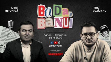 Mihai Mironică și Radu Buzăianu se contrează pe subiecte din sport în emisiunea „Ba da, ba nu!” de pe ProSport