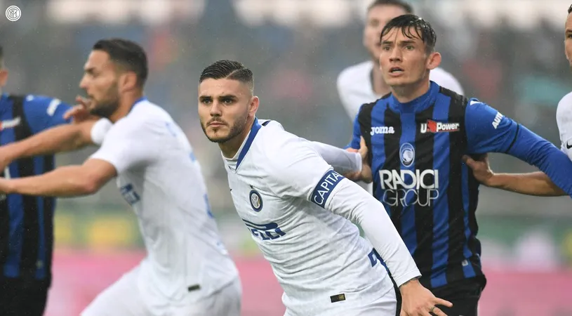 Inter a fost umilită de Atalanta, după o serie de 7 victorii consecutive în Serie A. Cum arată clasamentul