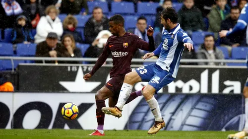 Remiză în derby-ul catalan! VIDEO | Espanyol – Barcelona 1-1, într-un meci tensionat, cu incidente pe final, care s-a jucat pe un teren inundat