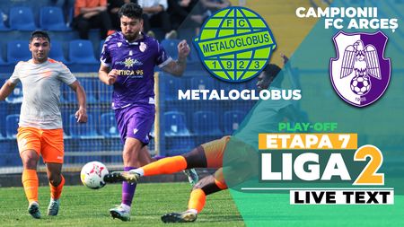 Argeșul pierde după 18 meciuri și-și amână promovarea în prima ligă. Metaloglobus obține prima victorie în play-off și își consplidează poziția de baraj