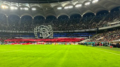 Suporterii lui FCSB nu au ratat ocazia și i-au atacat pe suporterii CSA Steaua în timpul meciului cu Rapid! Mesajul afișat de către Peluza Nord | FOTO