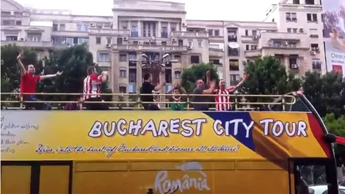 VIDEO Fanii granzilor Spaniei nu suportă că atenția e captată de Bilbao și Atletico!** Vezi ce s-a întâmplat la întâlnirea dintre basci și un suporter al Barcelonei