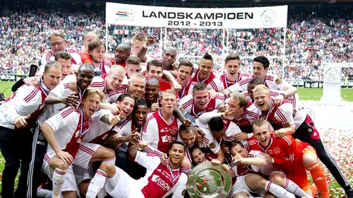Ajax Amsterdam a câștigat campionatul Olandei** pentru a 32-a oară în istorie